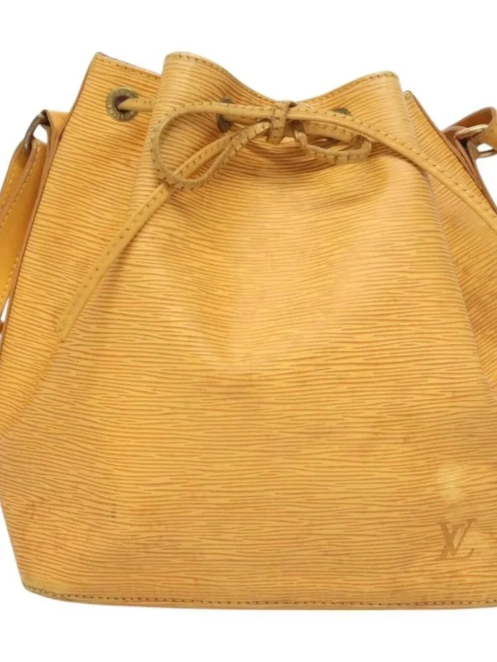 LOUIS VUITTON Epi Petit Noe Shoulder Bag Yellow M44109 LV Auth BD2091 - Picture 2 of 16